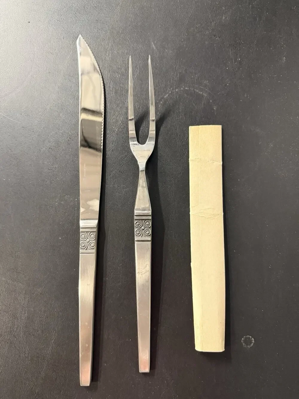 Vintage EKO Vienna Stainless Steel Set Knife & Fork Mid Century Modern Austria